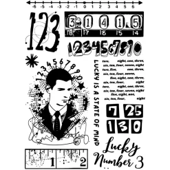 New Sellos + plantillas de stencil Strength in Numbers Plantillas