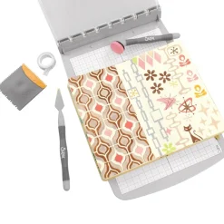 Outlet Sellos + plantillas de stencil Retro Plantillas