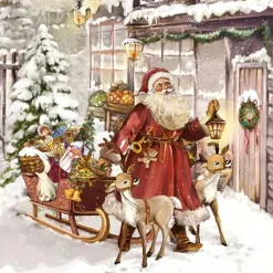 Online Servilletas de papel Christmas Visit Studio 33x33cm Navidad