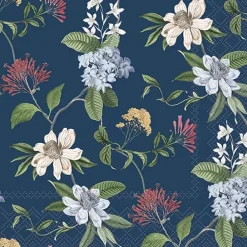 Hot Servilletas de papel Floral Mix Blue 33x33cm Decoupage