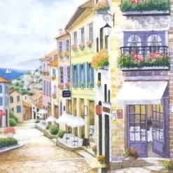 Servilletas de papel Nuevo Bistro 33x33cm Decoupage