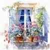 New Servilletas de Papel Ventana Primaveral 33x33cm Decoupage