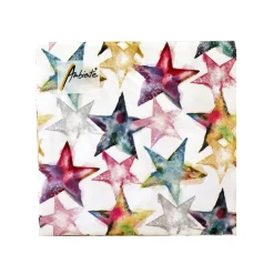 Clearance Servilletas de papel Watercolour Stars 33x33cm Decoupage