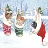Hot Servilletas Kitten in Winterland 33x33cm Navidad