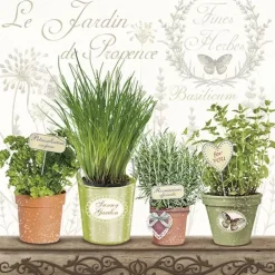 New Servilletas Le Jardin de Provence 33x33cm Decoupage