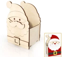 Best Servilletero Papá Noel 20x10cm Navidad|Maderas