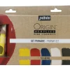 Discount Set 5 acrílicos ecológicos primarios Origin 60ml Pinturas Acrílicas