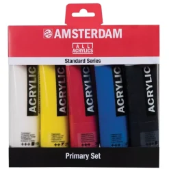 Clearance Set 5 Acrílicos Primarios 120ml Pinturas Acrílicas