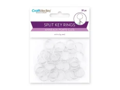 Discount Set 30 Anillas de Llavero 14mm Bisutería|Goma Eva Fofuchas