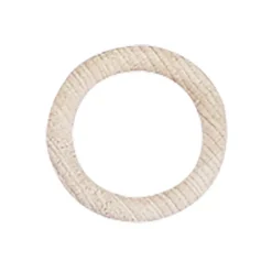 Set 4 Anillos de Madera 5,5cm Maderas