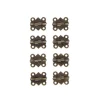 Online Set 8 Bisagras Decorativas Bronce Antiguo Pequeñas Herrajes