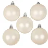 Discount Set 20 Bolas de Navidad Blanco Porexpán, Celulosa Y Plástico