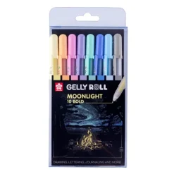 Set 8 Bolígrafos de gel pastel Bold Gelly Roll Moonlight Rotuladores