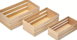 Sale Set 3 Cajas de Madera Organización|Maderas