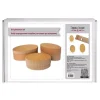 Outlet Set 3 cajas ovaladas de regalo kraft Cartón Y Papel Maché