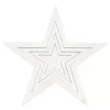 Hot Set 4 Estrellas de Madera Blanco Maderas