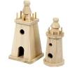 Hot Set 2 Faros de Madera Niños Niños Y Regalos