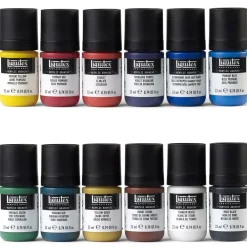 Outlet Set 12 Gouache Acrílico Essentials 22ml Pinturas Acrílicas