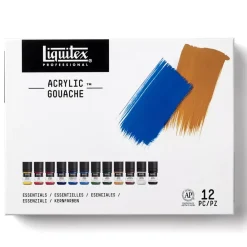 Outlet Set 12 Gouache Acrílico Essentials 22ml Pinturas Acrílicas