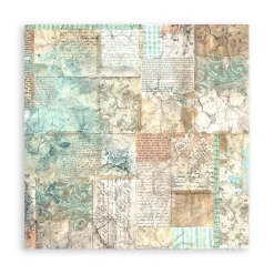 Best Set 4 hojas de tela Fabric Wonderland 30x30cm Papeles