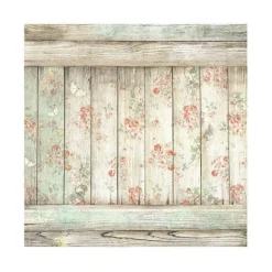 Best Set 4 hojas de tela Fabric House of Roses 30x30cm Papeles