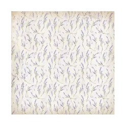 Hot Set 4 hojas de tela Fabric Lavender 30x30cm Papeles
