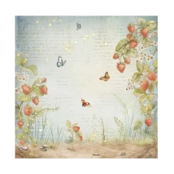Discount Set 4 hojas de tela Fabric Romantic Hidden Grove 30x30cm Papeles
