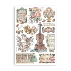 Hot Set 8 hojas de washi tape Venice City Of Art Papeles|Decoupage