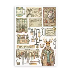 New Set 8 hojas de Washi tape Alterego Papeles|Decoupage