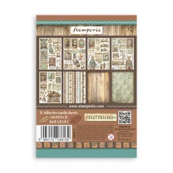 New Set 8 hojas de Washi tape Alterego Papeles|Decoupage