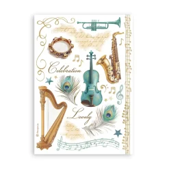 Sale Set 8 hojas de washi tape Masquerade A5 Papeles|Decoupage