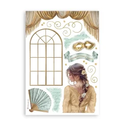 Sale Set 8 hojas de washi tape Masquerade A5 Papeles|Decoupage