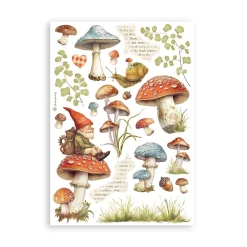 Sale Set 8 hojas de washi tape Romantic Hidden Grove A5 Papeles