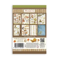 Sale Set 8 hojas de washi tape Romantic Hidden Grove A5 Papeles