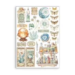 Hot Set 8 hojas de washi tape Fortune A5 Decoupage