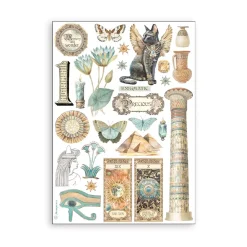 Hot Set 8 hojas de washi tape Fortune A5 Decoupage
