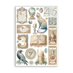 Hot Set 8 hojas de washi tape Fortune A5 Decoupage