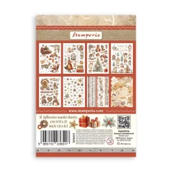 New Set 8 hojas de Washi tape Romantic Gear Up For Christmas Decoupage