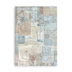 Outlet Set 8 hojas de Washi tape Silent Sea Papeles|Decoupage