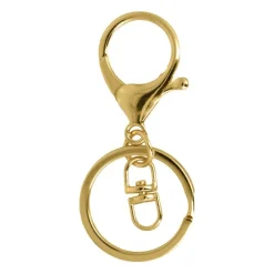 Discount Set 4 llaveros dorados con mosquetón Bisutería
