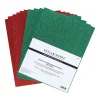 Clearance Set 10 láminas de foam Glitter Red & Green Goma Eva Fofuchas