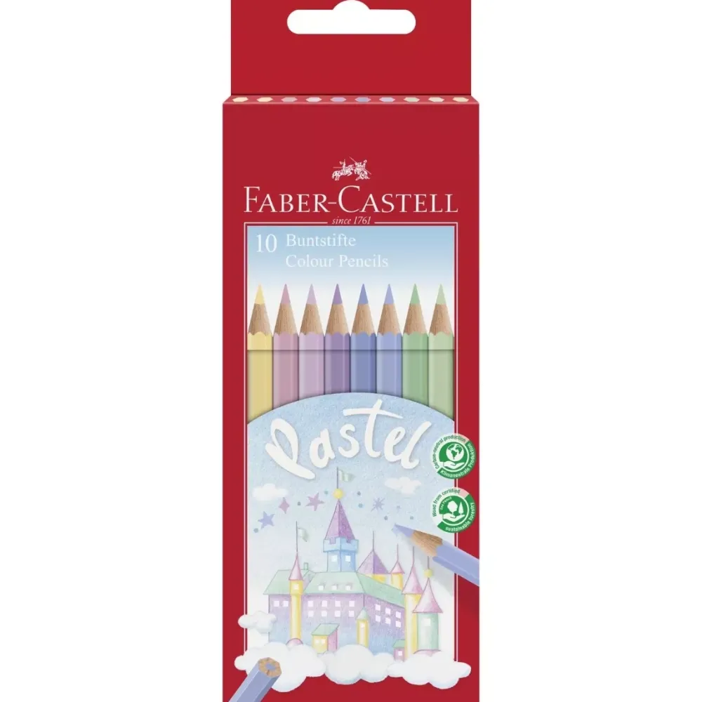 New Set 10 Lápices de colores Pastel Classic Niños Niños Y Regalos