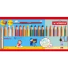 Sale Set 18 Lápices Pastel, Sacapuntas y Pincel Woody 3 en 1 Niños Niños Y Regalos|Infantil