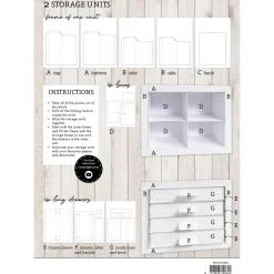 Sale Set 2 módulos almacenaje con cajones DIY Storage Block Organización