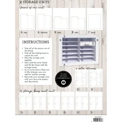 Sale Set 2 módulos almacenaje para tintas DIY Storage Block Organización