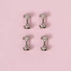 Sale Set 8 Mini Pomos Decorativos Plateados Herrajes