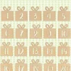 Online Set 24 Números de Madera Para Calendario de Adviento Maderas|Calendarios De Adviento