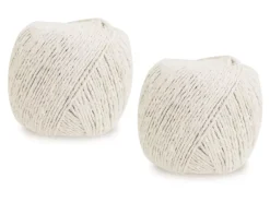 Clearance Set 2 Ovillos de Hilo de Algodón Trenzado 1mm Bisutería|Macramé