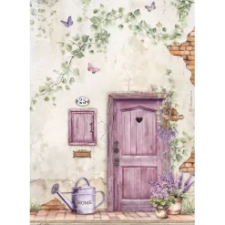 Sale Set 6 papeles de arroz Lavender 21x30cm Papeles|Decoupage