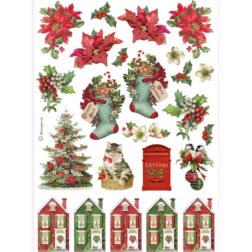 Discount Set 6 papeles de arroz All You Need For Christmas 21x30cm Decoupage